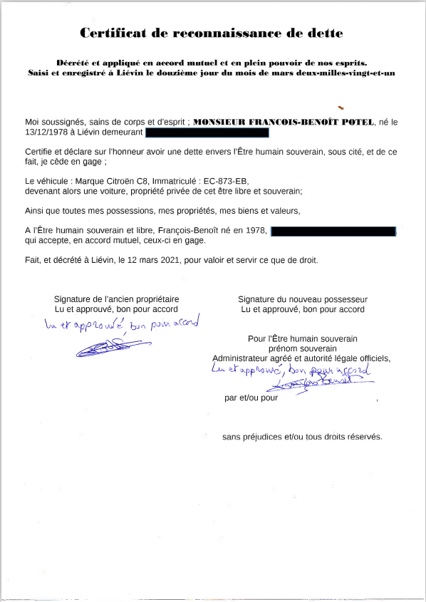 François Benoît capture preuve prfecture 4