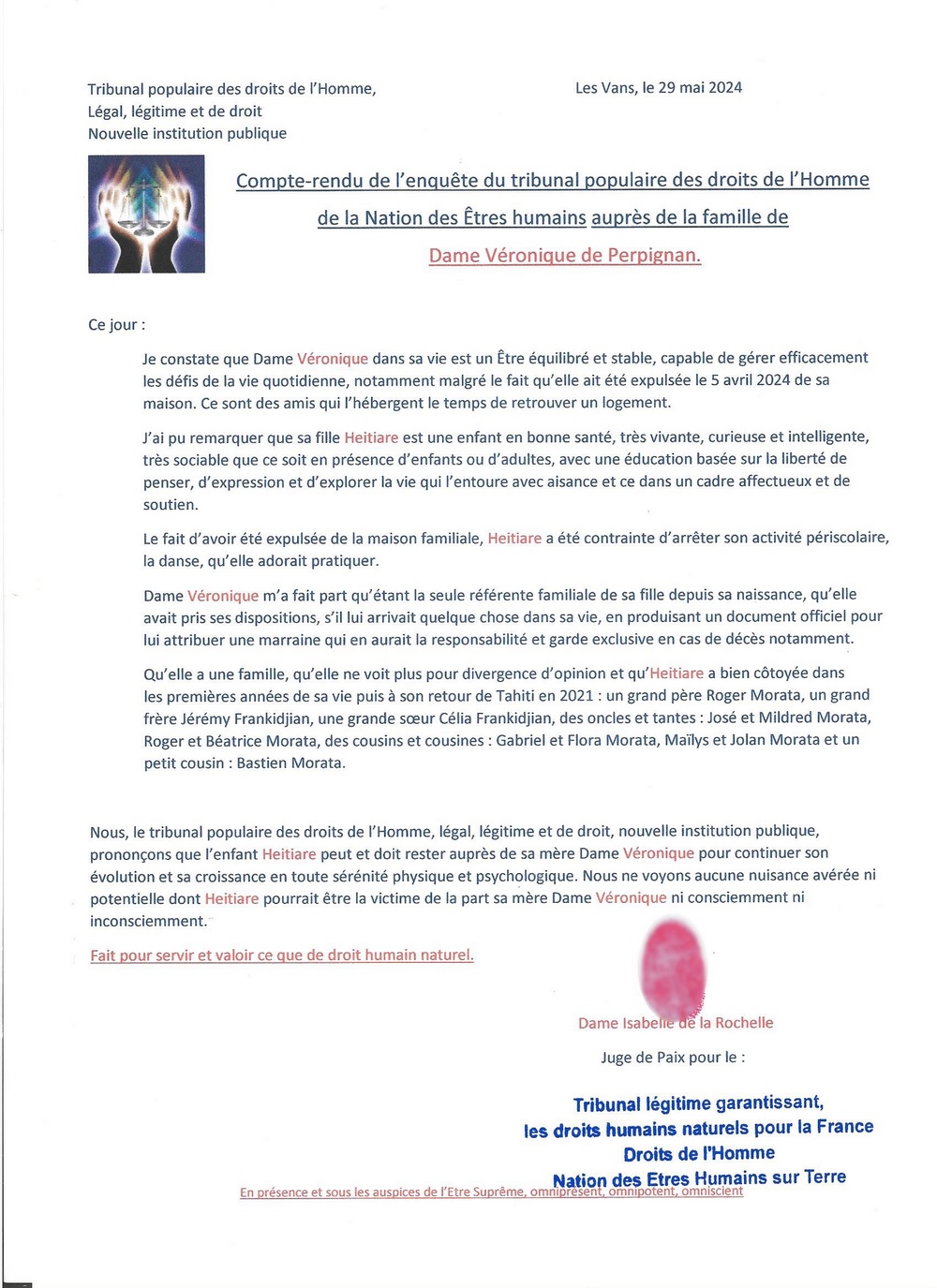 20240529 compte rendu de lenquete familiale