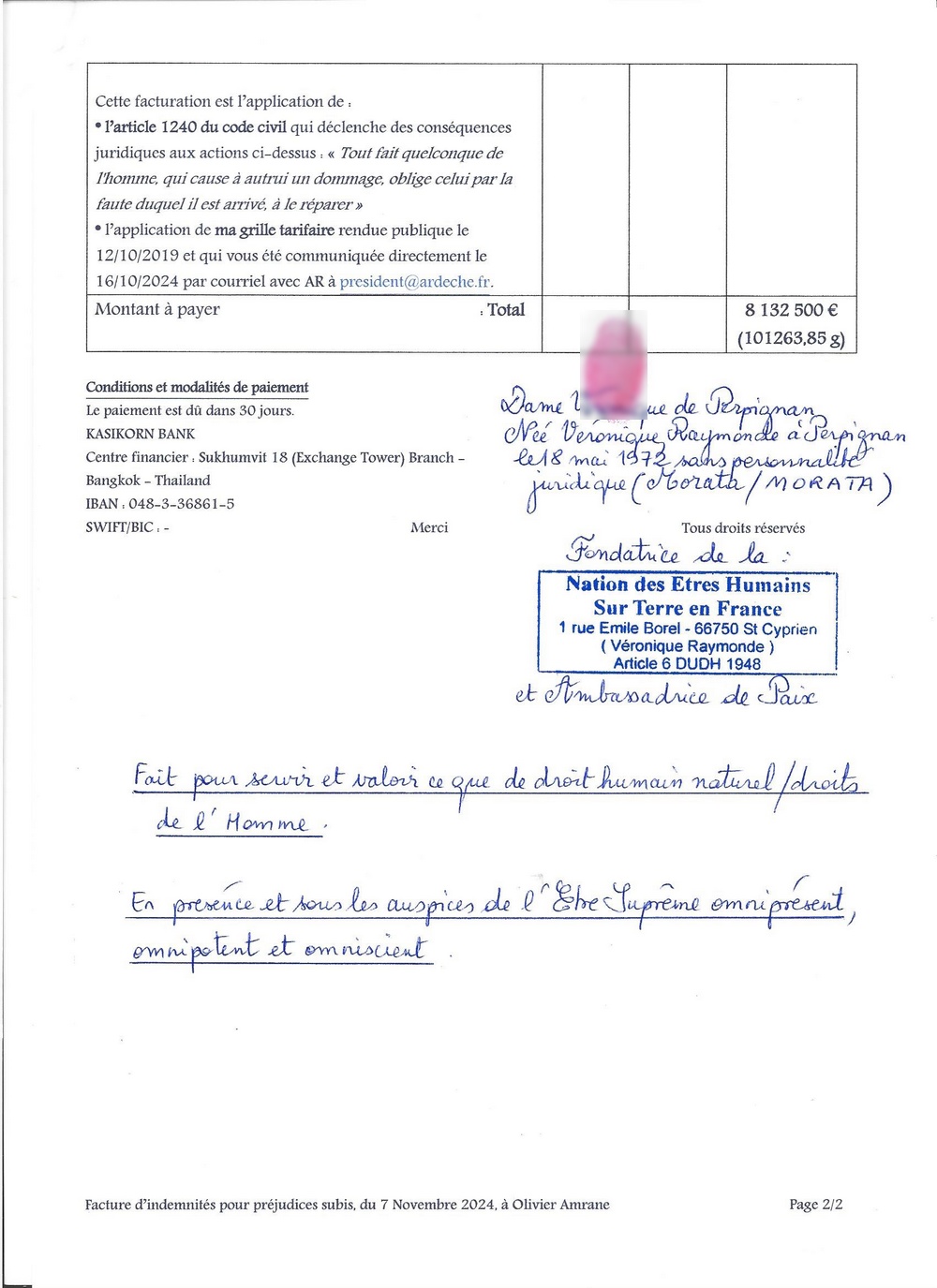 20241107 facture olivier amrane page2