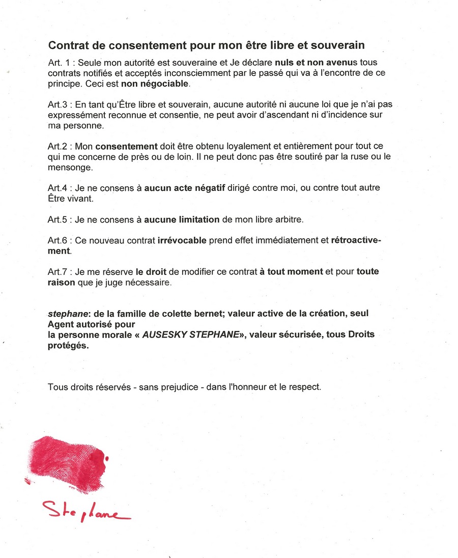 contrat de consentement pour mon trelibre et souverain 1 stephane